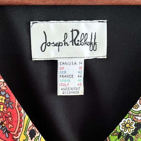 Joseph Ribkoff Paisley Midi Dress, Size 14 - Picture 6 of 13